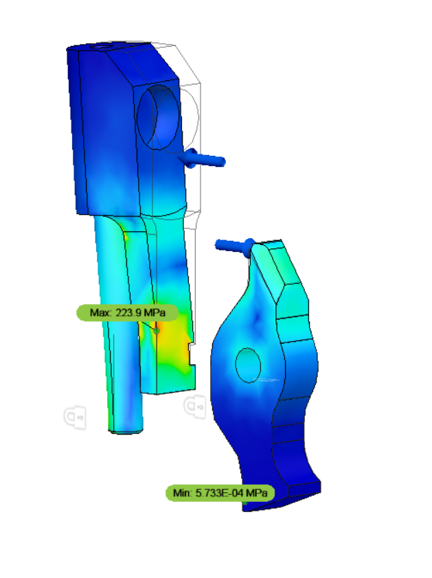 Sear and stopper simulation